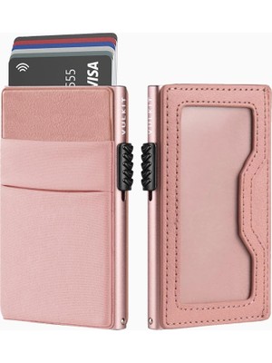 Vulkit Rfıd Korumalı Edc Bölmeli Unisex Kartlık Cüzdan