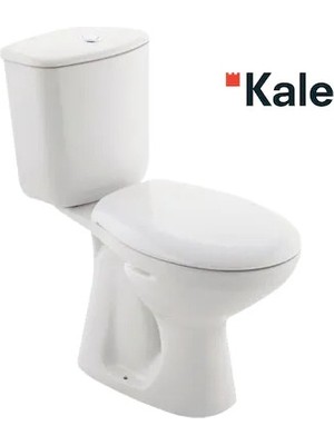 Turkuaz Kale Ida Arkadan Çıkışlı Duvara Sıfır Klozet + Klozet Kapağı + Rezervuar
