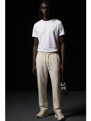 Comstar Erkek Relaxed Krem Baggy Pantolon