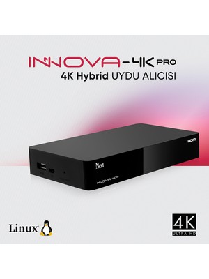 Next Innova 4K Pro Ultra Hd Linux Hybrit Uydu Alıcısı ( Yeni Ürün )