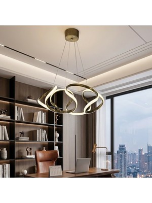 TT307-40-ESKKPL Tt Aydınlatma Helezon Modeli Eskitme Kaplama LED Avize