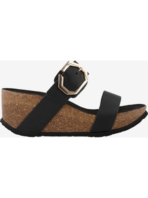   Kadın Sandalet G106781 Genuins Bikini Embossed Leather Dark