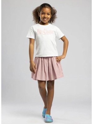 Lee Cooper Beyaz Kız Çocuk Baskılı T-Shirt 262 Lcg 242006 Sketch
