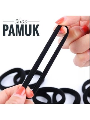 Yıldırım Store Pamuk Xxlboy Siyah 10'lu Lastik Toka Seti Lastik Toka Seti