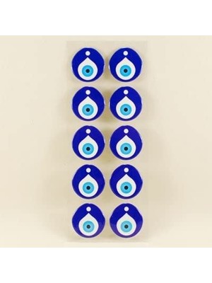 Die Grup Nazar Boncuğu Sticker 10 Adet 2.8 cm x 2.9 cm