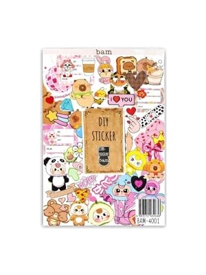 Die Grup Cute Baby My Dıy Sticker Book 24 * 17 cm 16 Sayfa Özel Tasarım Rengarenk Sticker Kitabı