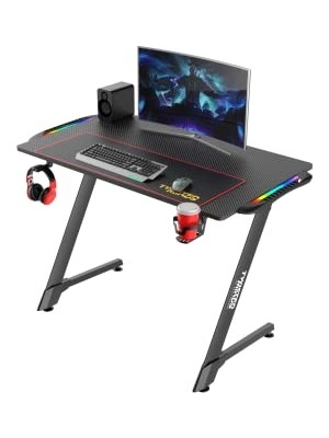 Die Grup Z Design TM-Z-1060-RGB Karbon Fiber Rgb Gaming (Oyuncu) Masası