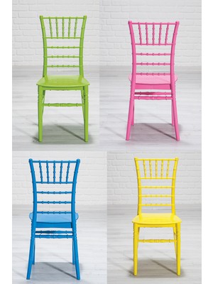 ModaLife Soho Home Mutfak Sandalyesi 4 Adet -Renkli