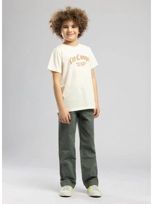 Lee Cooper Ekru Erkek Çocuk T-Shirt 262 Lcb 242002 Antıque Ekru