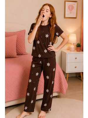 Modanino Kız Çocuk Milan Kumaş Pijama Takımı 8-16 Yaş 12700HC