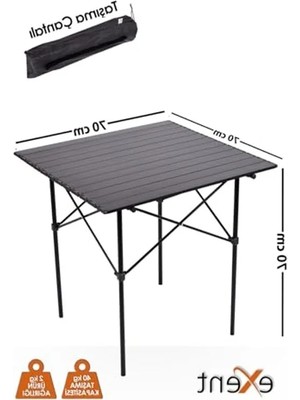 MarkEntegra Full-Alünyum Kamp Maı, Piknik Maı-Yanmaz-Kırılmaz-Çok Hafif-70 cm