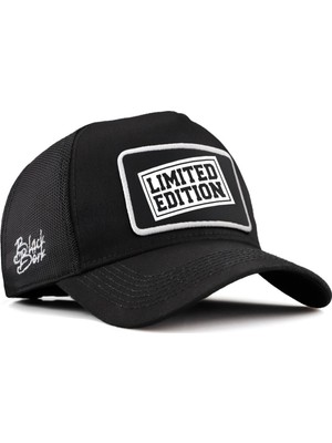 BlackBörk Limited Edition Logolu Siyah Trucker Şapka