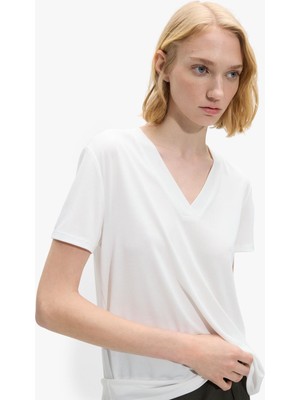 Parfois Kadın V Yakalı Basic T-Shirt