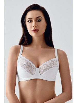 NEWBRA LINGERIE New Bra Toparlayıcı Dantel Detaylı Balenli Sütyen