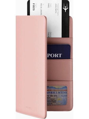 Vulkit Rfıd Korumalı Deri Unisex Pasaport ve Seyahat Cüzdanı