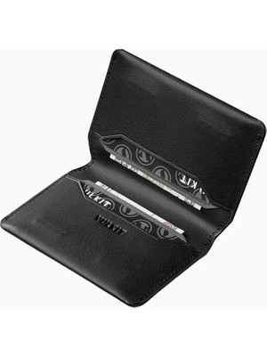 Vulkit Rfıd Korumalı Ince Deri Mıknatıslı Unisex Kartlık Cüzdan
