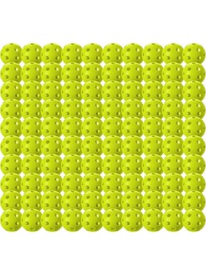 Die Grup X-26 Pickleballs Iç Mekan Için – Iç Mekan Court Pickleball Topları – 3'lü Paket, 12 Adet + 100 Adet Pickleball – Abd Pickleball (Usapa) Onaylı Turnuva Topları, Birden Fazla