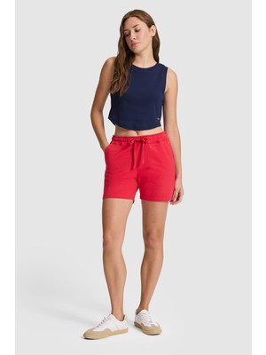 U.s. Polo Assn. Kadın Kırmızı Şort (Örme) 50323525-VR030