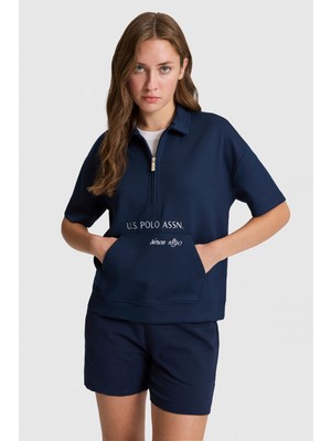 U.s. Polo Assn. Kadın Lacivert Tişört 50322040-VR033