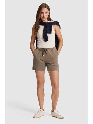 U.s. Polo Assn. Kadın Vizon Şort (Örme) 50323525-VR052