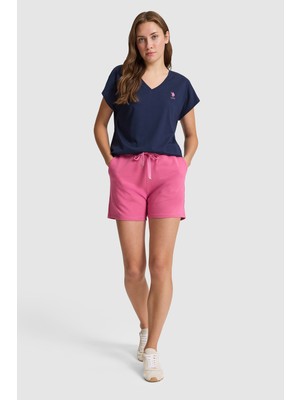 U.s. Polo Assn. Kadın Fuşya Şort (Örme) 50323525-VR023
