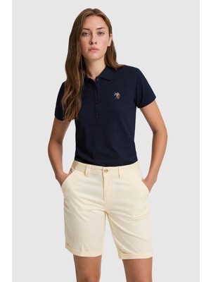 U.s. Polo Assn. Kadın Lacivert Tişört Basic 50323575-VR033