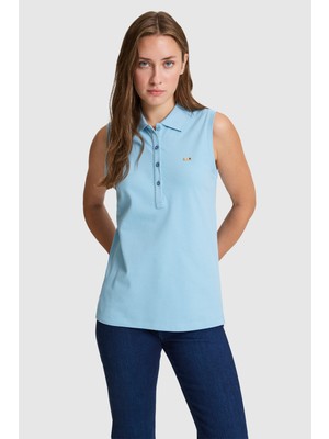 U.s. Polo Assn. Kadın Mavi Tişört 50323574-VR036