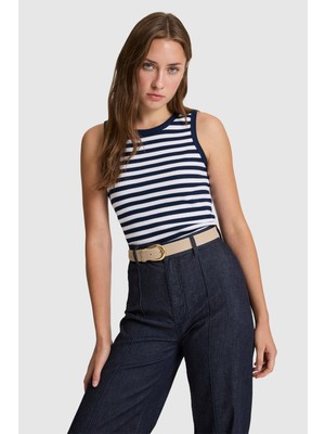 U.s. Polo Assn. Kadın Lacivert Tişört 50323549-VR033