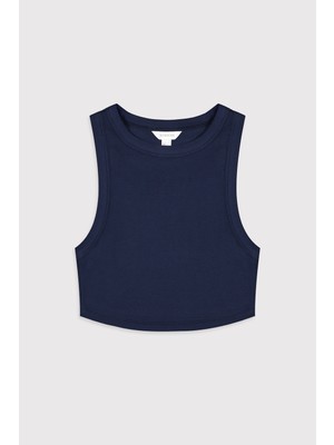 Babokah Halter Yaka Crop Fitilli Atlet