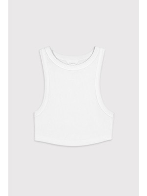 Babokah Halter Yaka Crop Fitilli Atlet