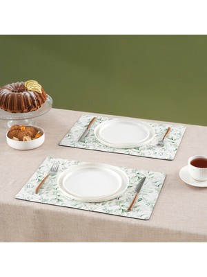 Karaca Home Petra Patterned Amerikan Servisi 2'li Set Yeşil