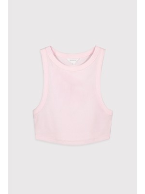 Babokah Halter Yaka Crop Fitilli Atlet