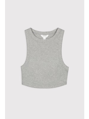 Babokah Halter Yaka Crop Fitilli Atlet