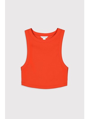 Babokah Halter Yaka Crop Fitilli Atlet
