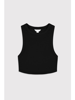 Babokah Halter Yaka Crop Fitilli Atlet