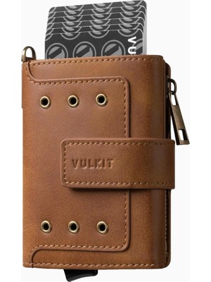 Vulkit Rfıd Korumalı Bozuk Para Bölmeli Deri Erkek Cüzdan