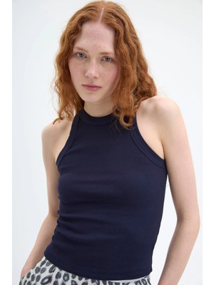 Halter Yaka Basic Fitilli Atlet