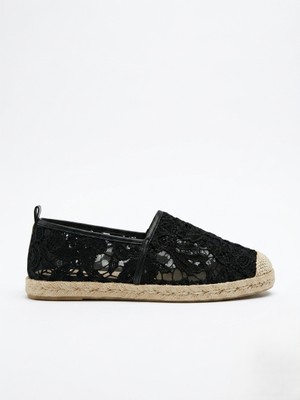 Love Shine Mabel Dantelli Büyük Numara Günlük Kadın Espadril