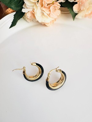 Devi Fashion Çelik  Halka Küpe 3 cm