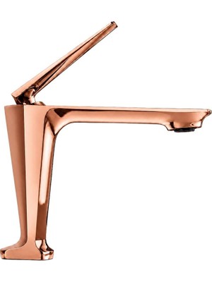 Dellora Sensa Kısa Lavabo Bataryası Parlak Rose