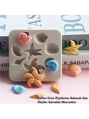 Empressco Deniz Teması Silikon Kalıp, Pratik ve Şık Tasarım, Çok Amaçlı Kullanım