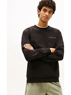 Tommy Hilfiger Erkek Regular Fit Linear Sweatshirt
