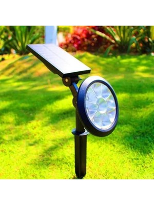 Die Grup 18W LED Solar Kazıklı Çim Armatür Cata Güneş Enerjili LED Işık Çim Lambası Bahçe Ağaç Çalı Duvar Aydınlatma (Gün Işığı)          [enerji Sınıfı A+]