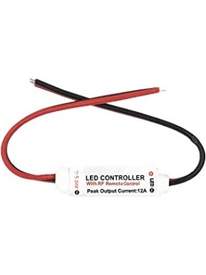 Die Grup Uzaktan Kumandalı Şerit LED Dimmer LED Işık Kontrolü 12V/24V Pil Hediyeli