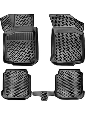 Die Grup Rizline Seat Toledo 1998-2004 Uyumlu 3D Havuzlu Paspas
