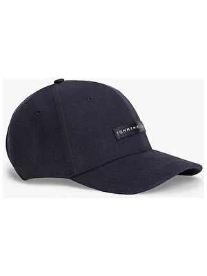 Tommy Hilfiger Erkek Th Foundation Kanvas Cap