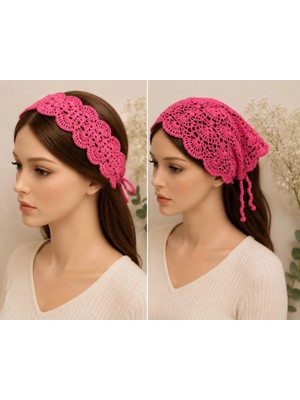 Bh Teknoloji Giyim Takı Aksesuar El Örgüsü Kız Çocuk Bandana ve Saç Bandı