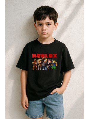 Empressco Erkek Çocuk Roblox Baskılı Kısa Kollu Trend Tişört 23407-1 - Fiyatı, Yorumları
