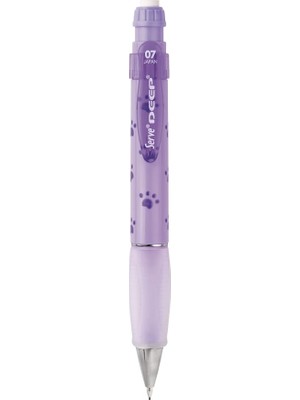 FourForce Deep Mekanik Kurşun Kalem 0.7 mm Lavanta Kopek Patısı Deseni