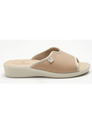   Kadın Terlik 83 429 Fe  Fly Flot Cloth Beige